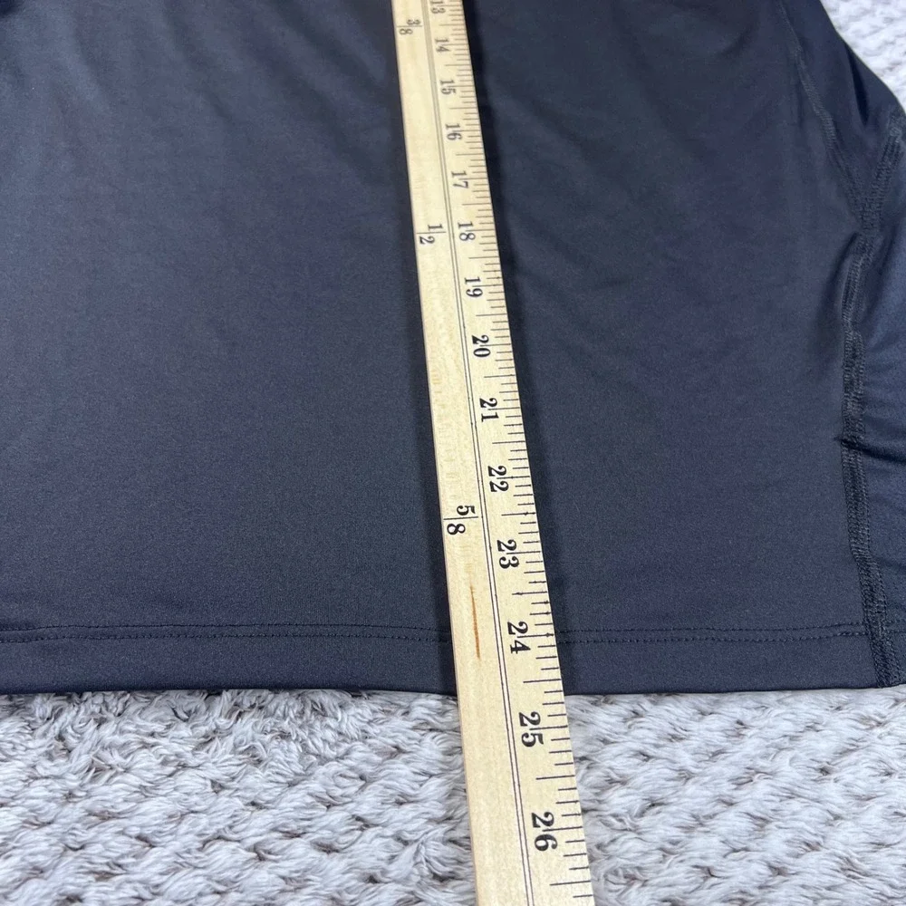 Under Armour Boys HeatGear‎ Compression Long Sleeve Shirt Size YXL Black Fitted